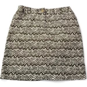 Willi Smith Skirt Womens Sz 6 Chevron Tribal Print